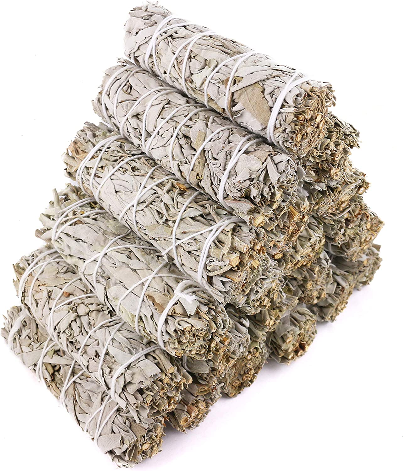 White Sage Smudge Sticks 4 Inch | Organic White Sage Smudging Wands | Bulk Quantities for Home Cleansing, Meditation, & Smudging Rituals - Head Art Works