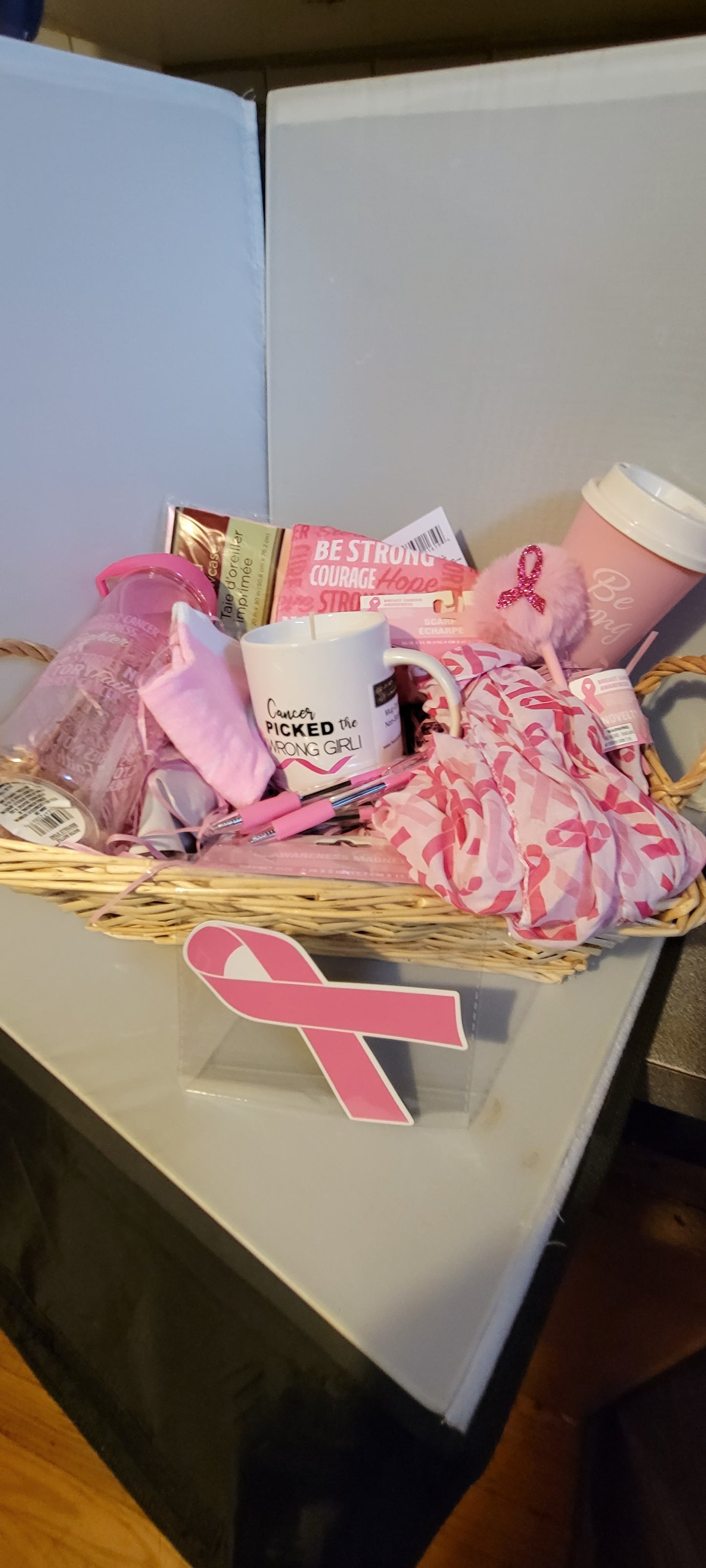 Basket for Breast Cancer - Head Art Works